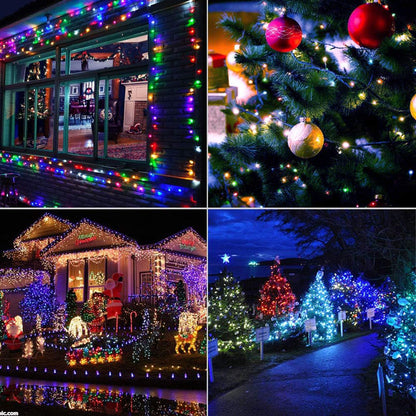 Skanto | Halloween LED String Lights – Purple and Orange Lanterns for Outdoor Patio, Garden, Street, Home, Christmas, and Party Decoration