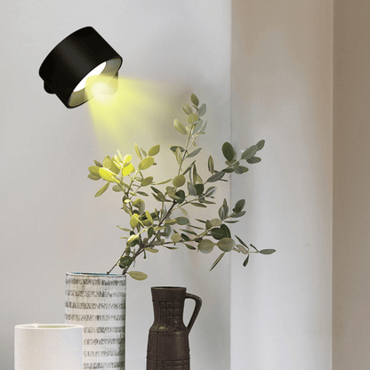 Wireless Wall Lamp – 360° Adjustable and Rechargeable LED Lighting (USB)