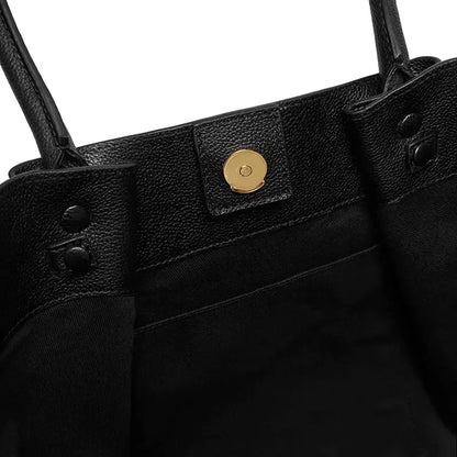 Skanto | Tassa Luxurious Oversized Shoulder Bag with Gold Buckle – Elegant Minimalist Tote for Women