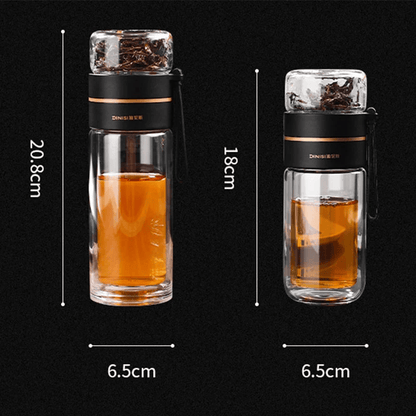 Skanto infuser in crystal clear glass