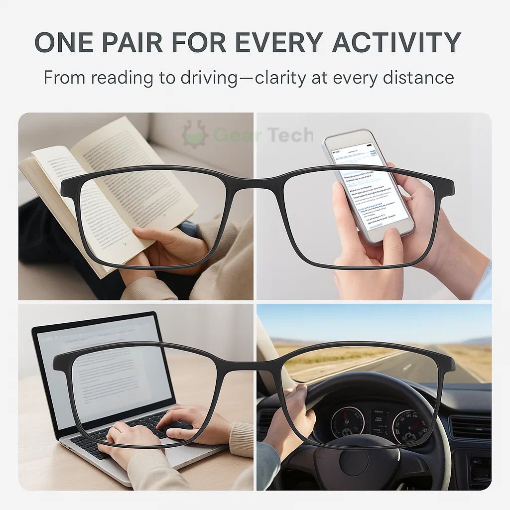 Skanto | Progressive Multifocal Glasses for Clear Vision - Intelligent German Design for Everyday Use