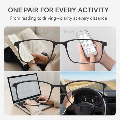 Skanto | Progressive Multifocal Glasses for Clear Vision - Intelligent German Design for Everyday Use