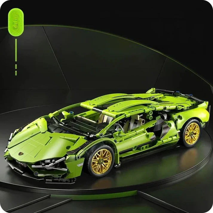 Skanto | Racing Supercar Building Kit | 1280 Parts, Wireless Control & Realistic 1:14 Scale Model for Kids and Adults