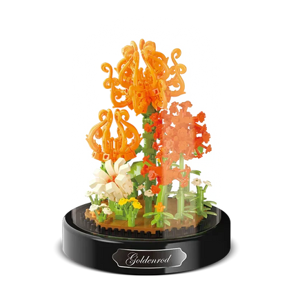 Brehn | BloomBrick DIY Micro Flower Building Blocks | Mini Brick Puzzle | Home Decoration & & Gift Idea for Kids