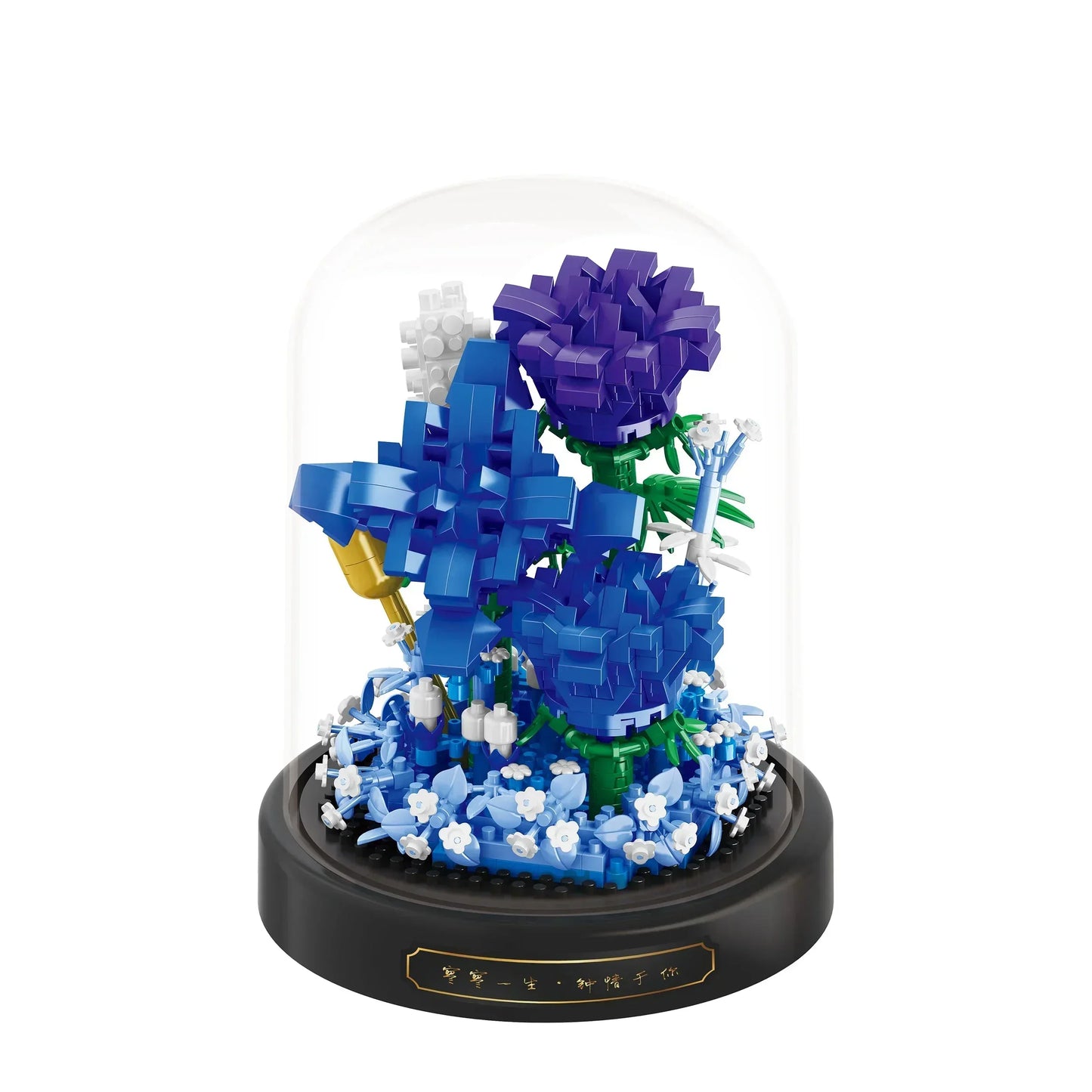 Brehn | BloomBrick DIY Micro Flower Building Blocks | Mini Brick Puzzle | Home Decoration & & Gift Idea for Kids