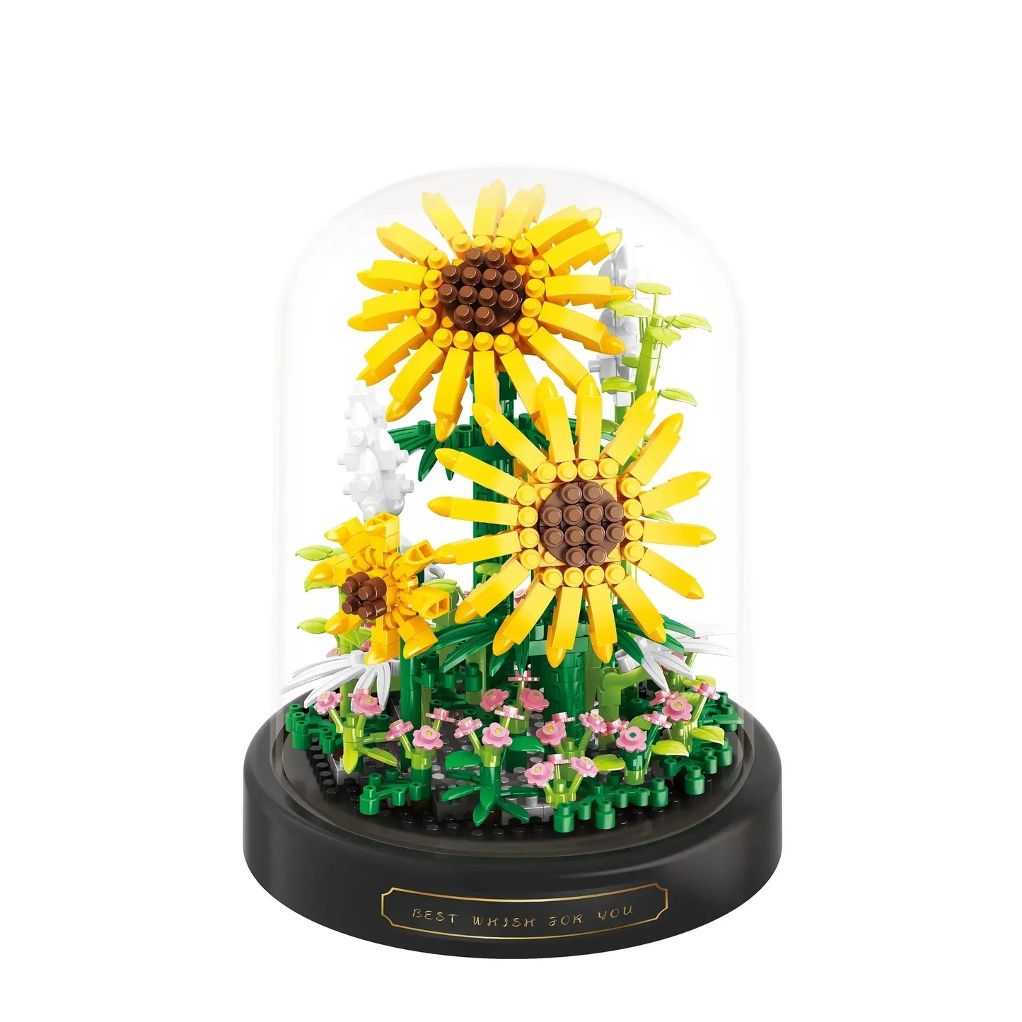 Brehn | BloomBrick DIY Micro Flower Building Blocks | Mini Brick Puzzle | Home Decoration & & Gift Idea for Kids