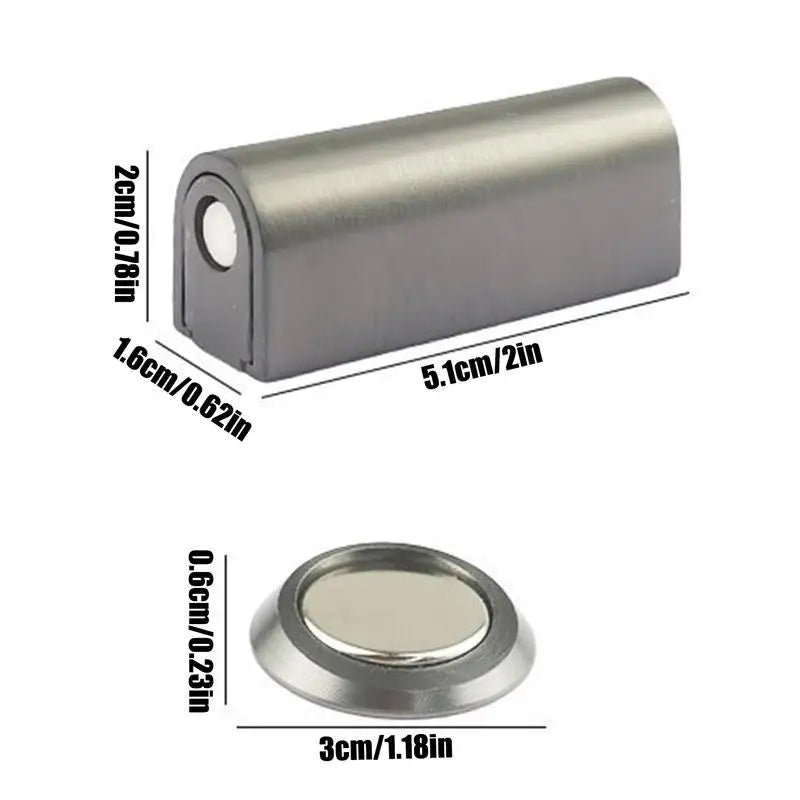 Magnetic door stop made of stainless steel Bowlift