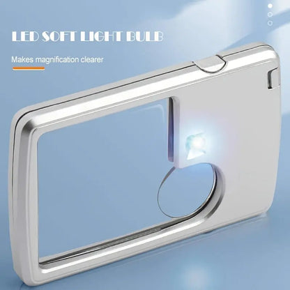 Kalsten | Double Lens Magnifier with LED Lighting – Compact and Pocket-Friendly