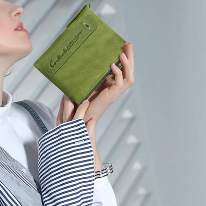 Stylish Double Zipper Wallet Bowlift