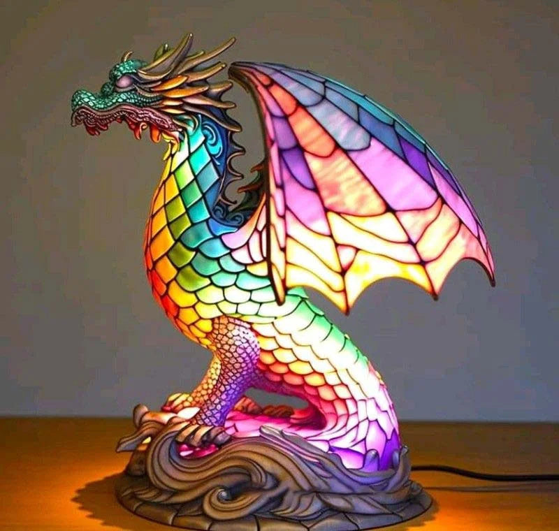 Skanto | Colorful Octopus Glass Table Lamp Ornament