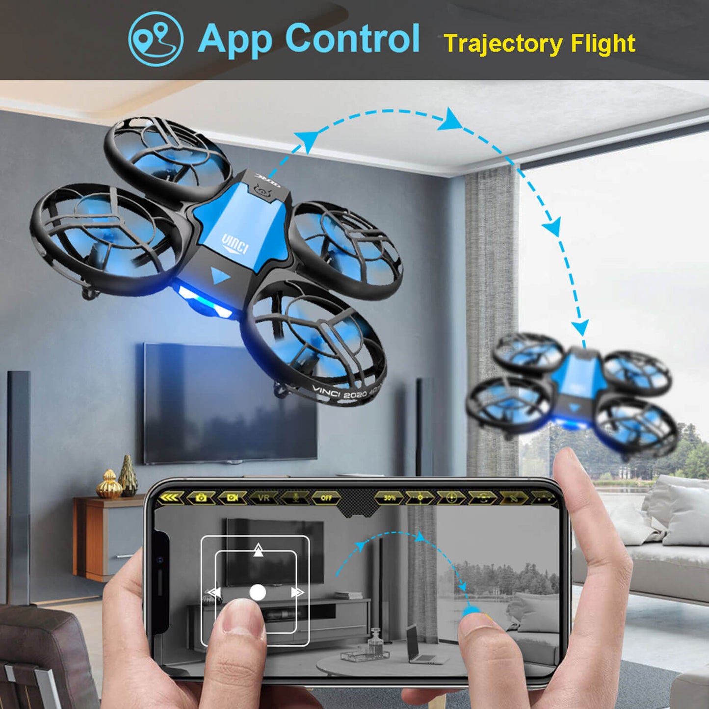 BowLift | Camera for Beginners | Flying RC Quadcopter with Gesture and Mobile Control