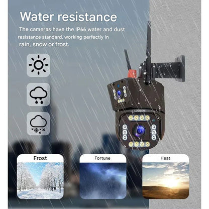 Skanto | DualGuard Solar 4K – Wireless Security Camera with Solar Panel and 360° App Control