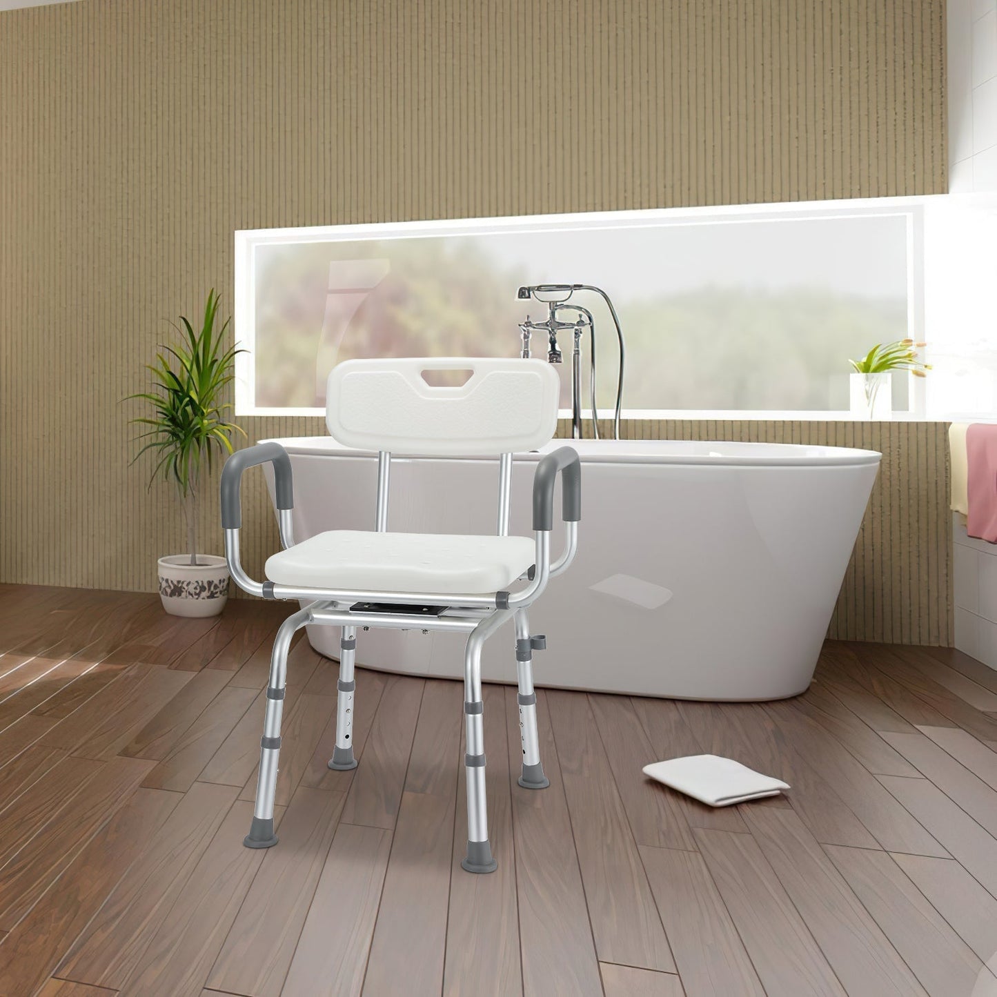 Shower chair shower stool 360° rotatable | Karnz