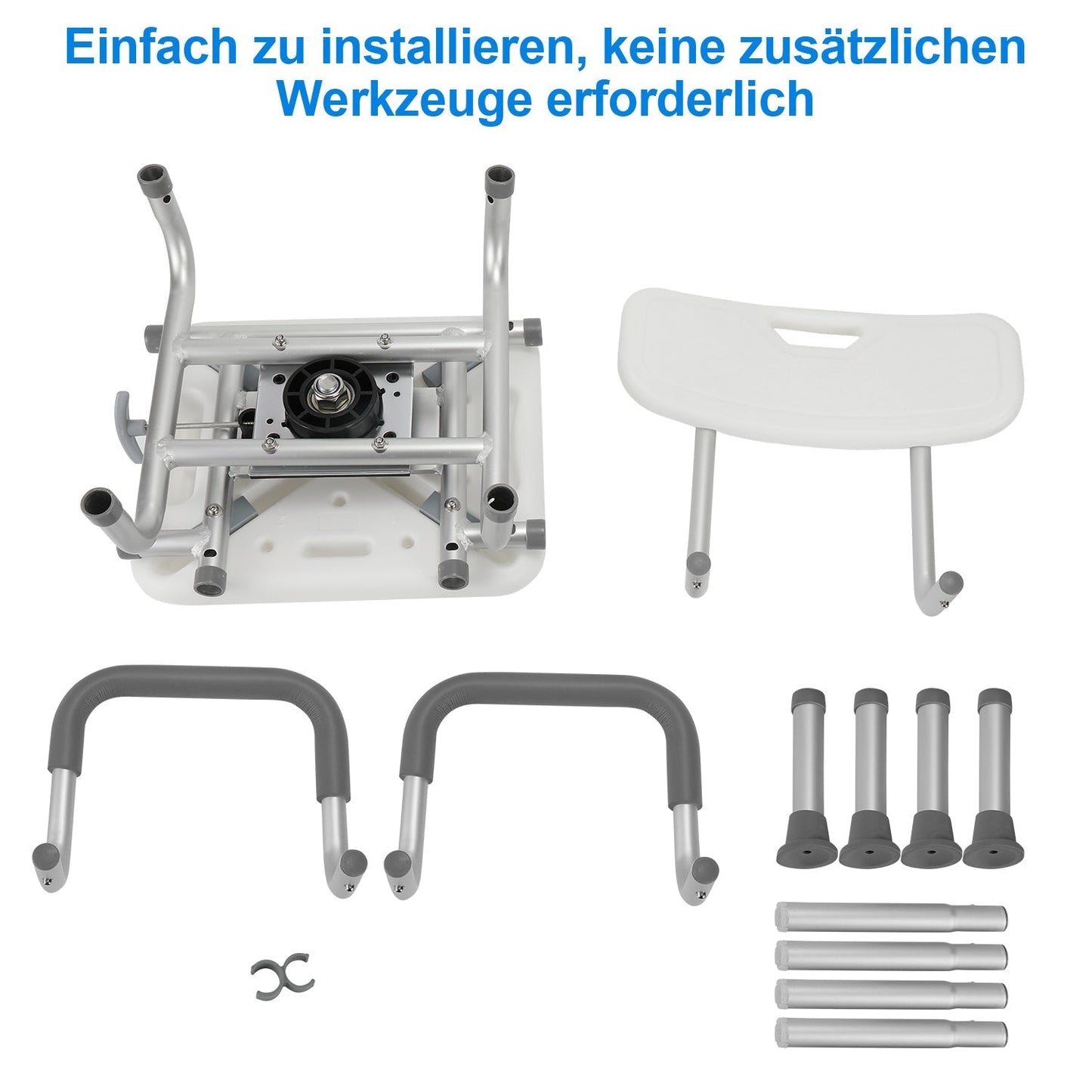 Shower chair shower stool 360° rotatable | Karnz