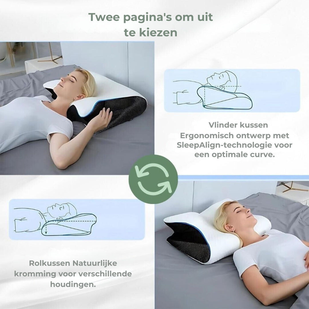 Skanto DreamAlign Orthopedic Pillow – Luxury Memory Foam Pillow for Neck Pain & All Sleeping Positions