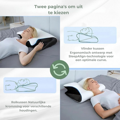 Skanto DreamAlign Orthopedic Pillow – Luxury Memory Foam Pillow for Neck Pain & All Sleeping Positions