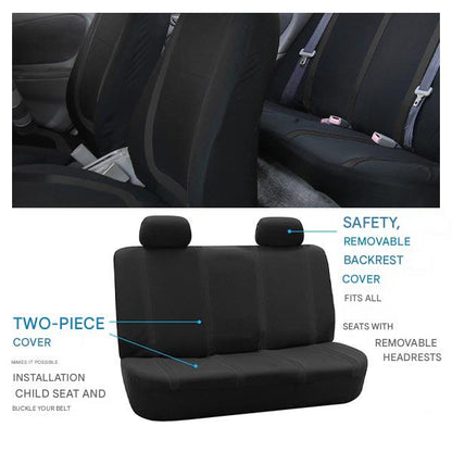 BowLift | ComfortSeat 9-piece Car Seat Covers Set – Universal, Breathable & Washable