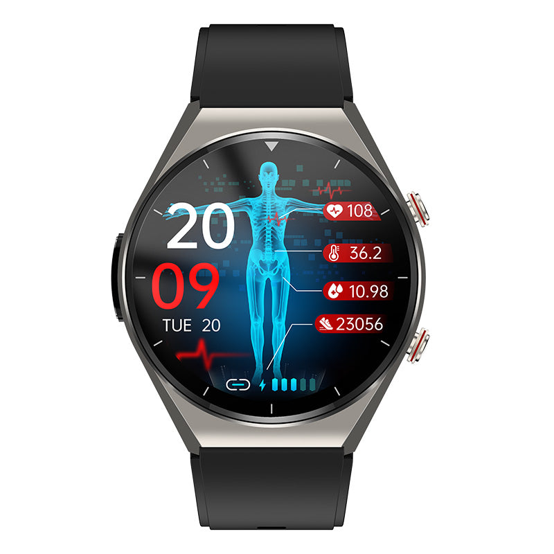 Skanto | One-Click Blood Sugar | Blood Glucose Blood Pressure ECG | ECG HRV Heart Rate Monitor Health Smartwatch
