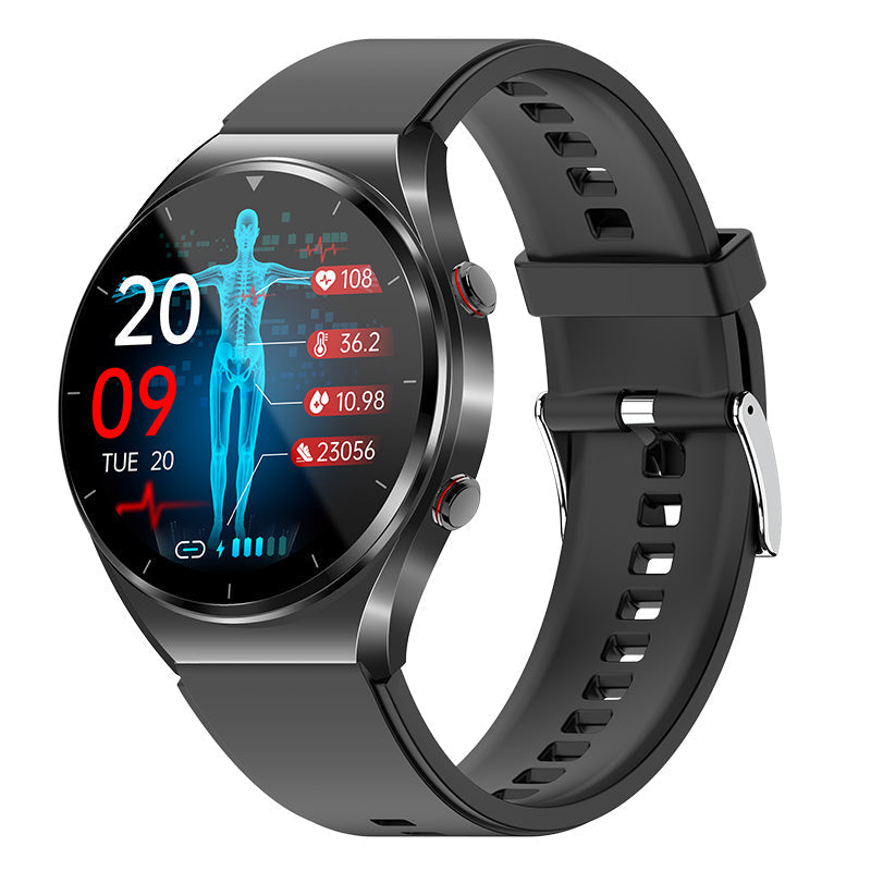 Skanto | One-Click Blood Sugar | Blood Glucose Blood Pressure ECG | ECG HRV Heart Rate Monitor Health Smartwatch