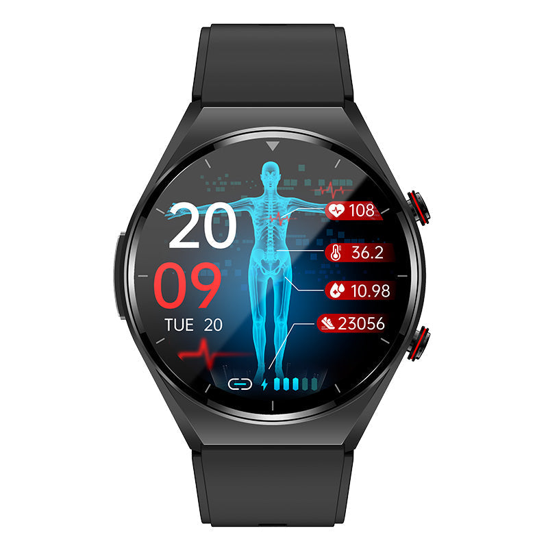 Skanto | One-Click Blood Sugar | Blood Glucose Blood Pressure ECG | ECG HRV Heart Rate Monitor Health Smartwatch