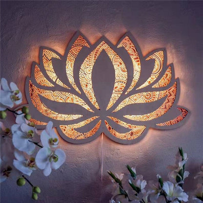 Spiritual Lotus Wall Lamp