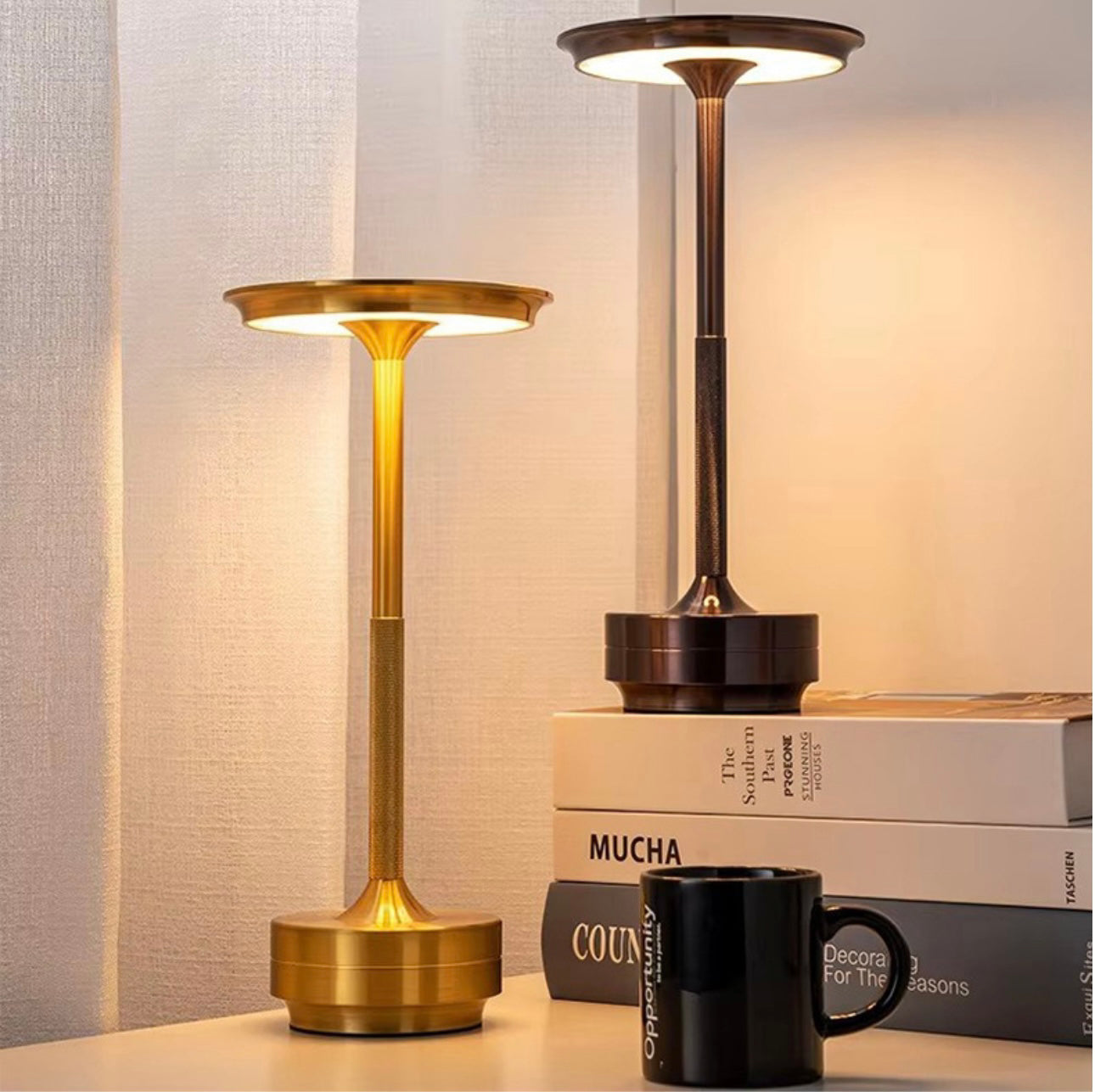 ClarityGlow Luxus Edition | Wireless LED Table Lamp | Brehn
