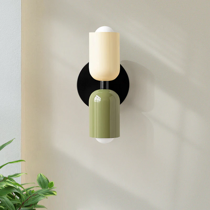 BowLift | Modern Vintage Double-Headed Utility Room Wall Light - Stylish Illumination for Contemporary Spaces
