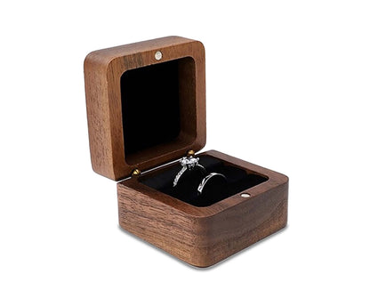 Skanto | Wooden Box | Wooden Jewelry Box, Ring Box, Earring Box