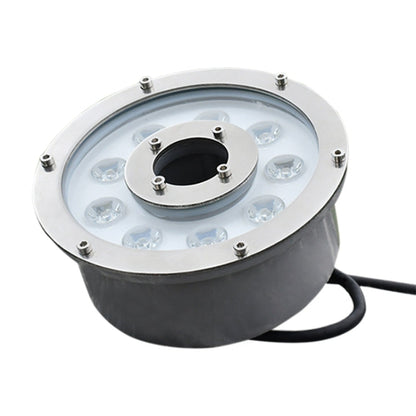BowLift | 6W Landscape Color Changing Ring LED Aluminum Alloy Underwater Fountain Light (Color Changing)