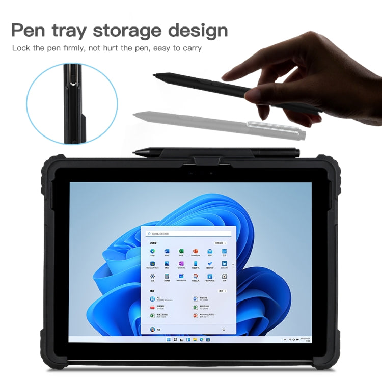 BowLift | For MicroSoft Surface Pro 4 / 5 / 6 / 7 / 7+ Acrylic transparent hand and shoulder strap laptop case
