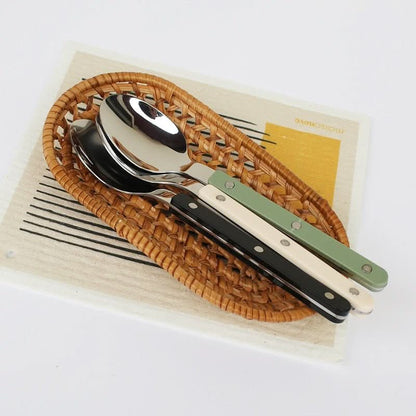 Skanto | 24-Piece Stainless Steel Cutlery Set with Engraving