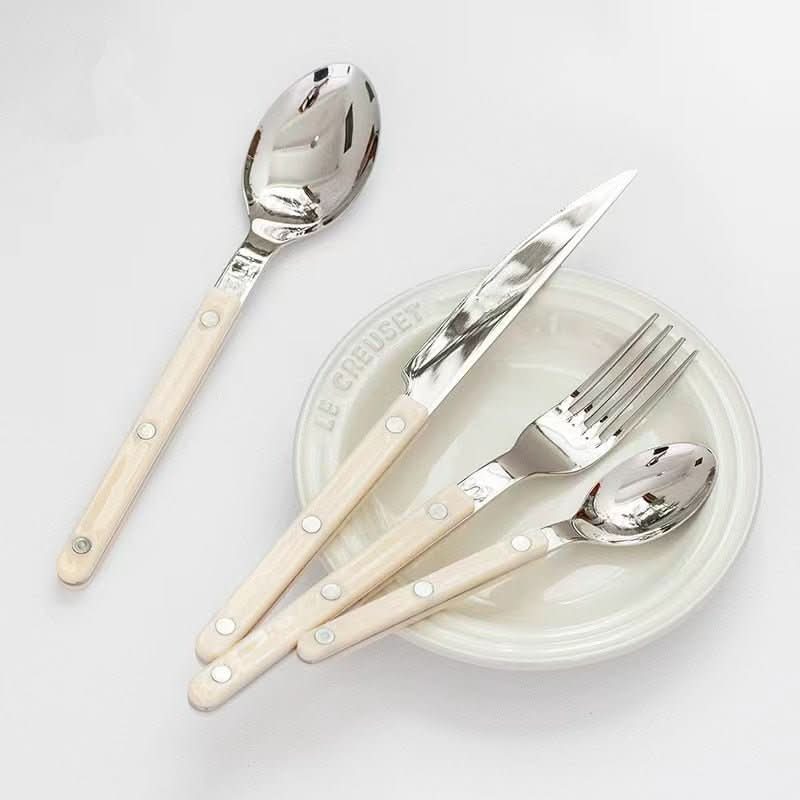 Skanto | 24-Piece Stainless Steel Cutlery Set with Engraving