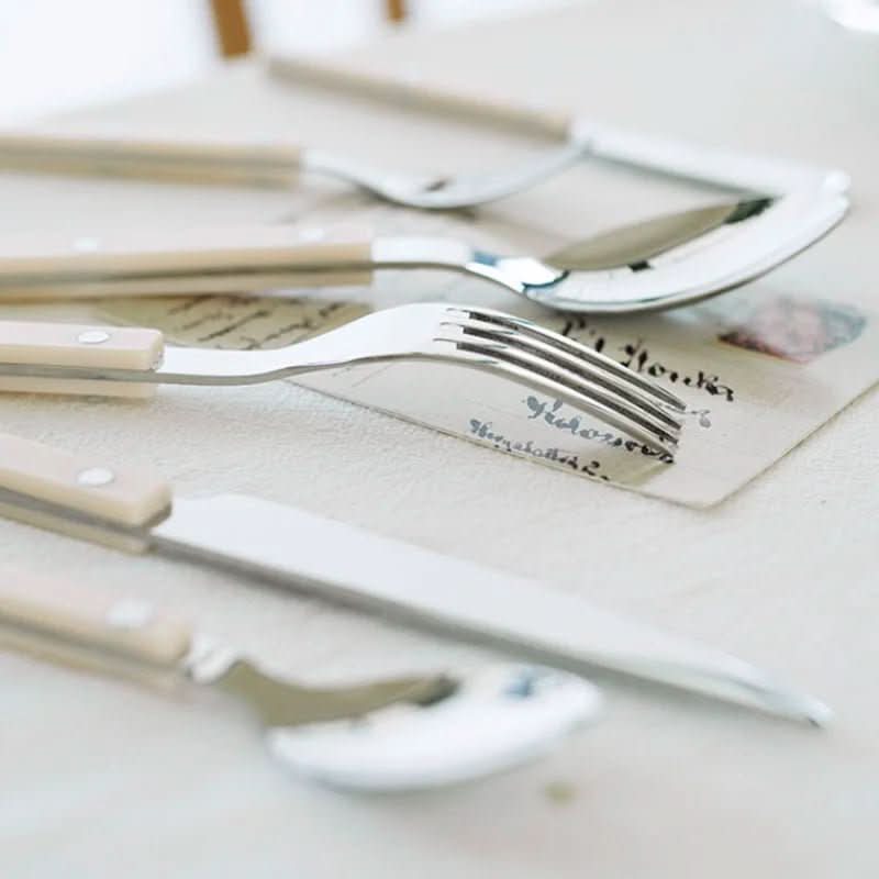 Skanto | 24-Piece Stainless Steel Cutlery Set with Engraving