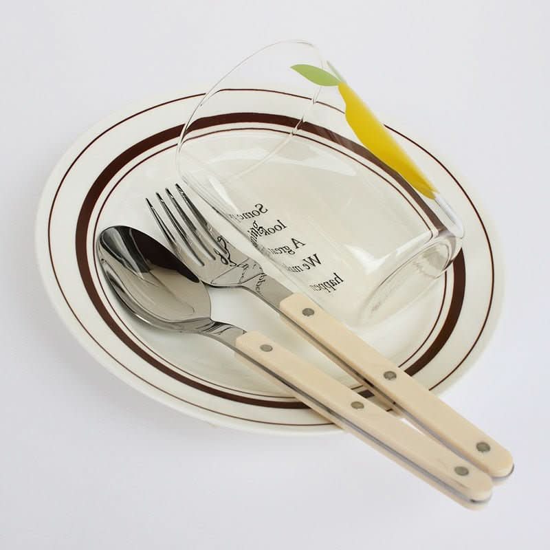 Skanto | 24-Piece Stainless Steel Cutlery Set with Engraving
