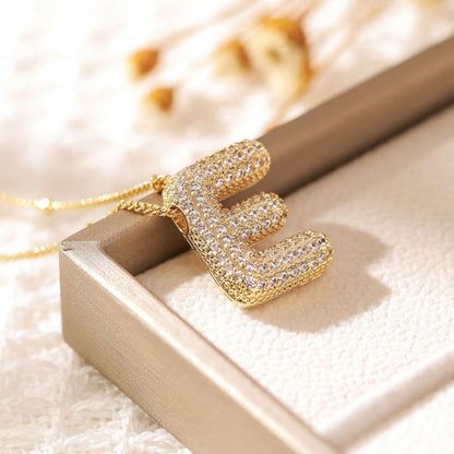 Skanto | Alphabet Diamond Pendant Necklace