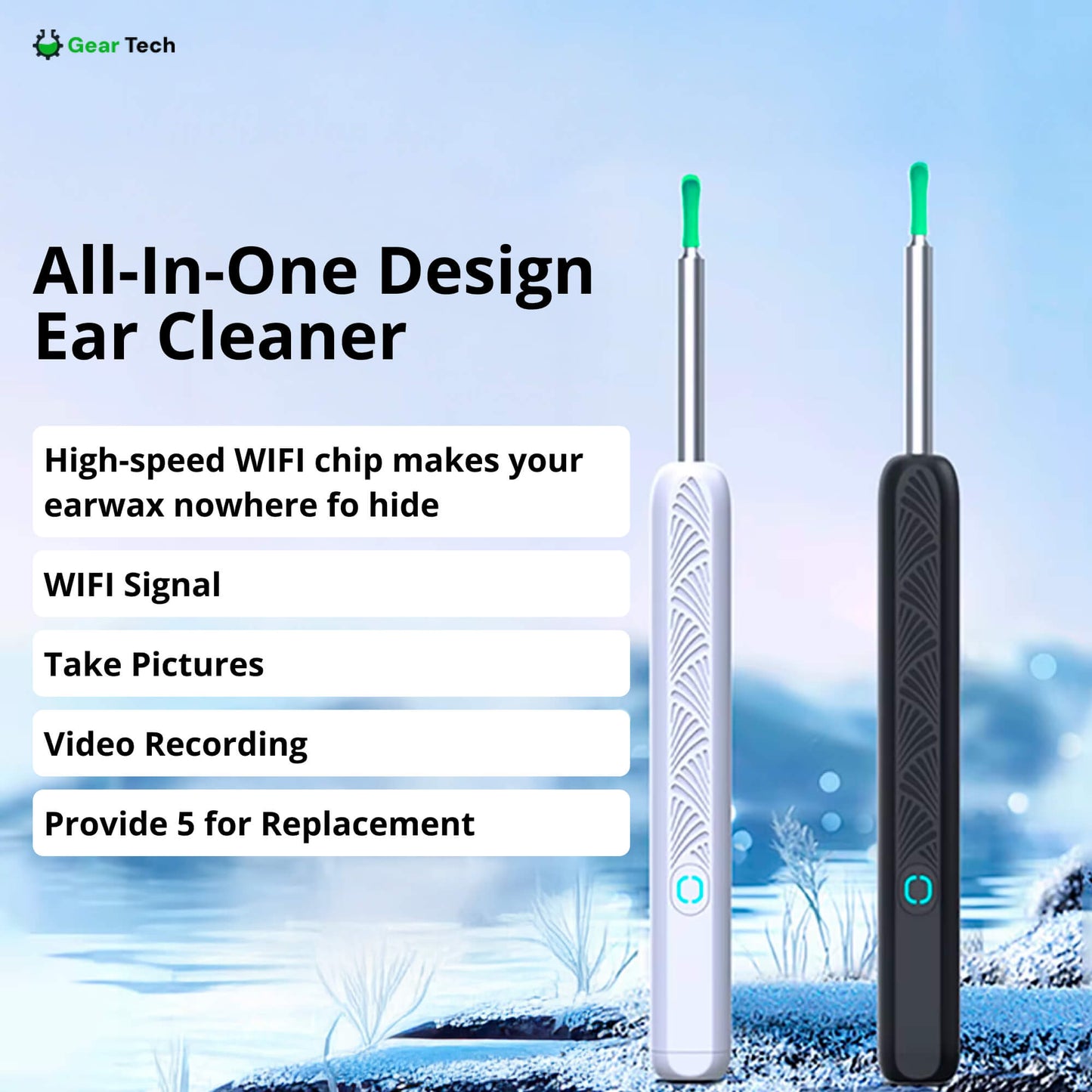 Skanto | EarScope Pro Earwax Removal Kit | High-Definition Camera & LED Light for Safe Home Use