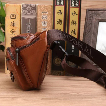 Skanto | Genuine Leather Fanny Pack | Large Capacity, Robust Design & Versatile for Travel and Outdoor Activities
