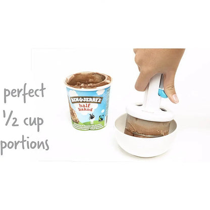 BowLift | Stainless Steel Ice Cream Scoop – With One-Hand Release & Ergonomic Handle