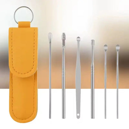 Stainless steel ear cleaning set – For safe and thorough cleaning