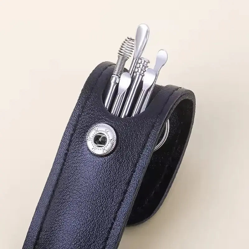 Stainless steel ear cleaning set – For safe and thorough cleaning