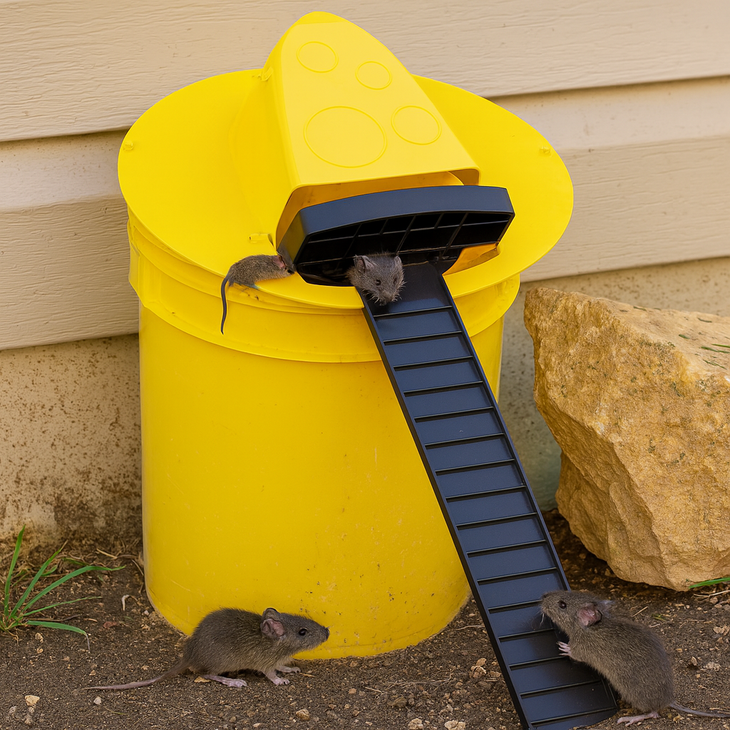 BowLift | Mouse Trap Bucket Lid Auto Reset Trap