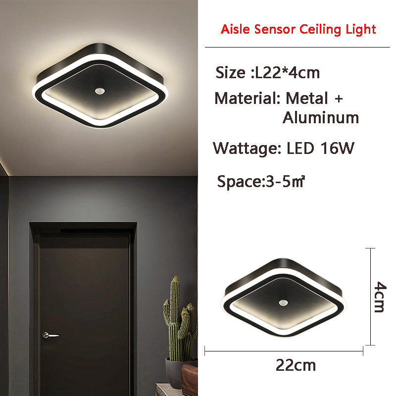 BowLift | MotionGlide PIR Motion Sensor LED Ceiling Light | Smart Lighting | Energy Efficient | Perfect for Hallway & Bathroom