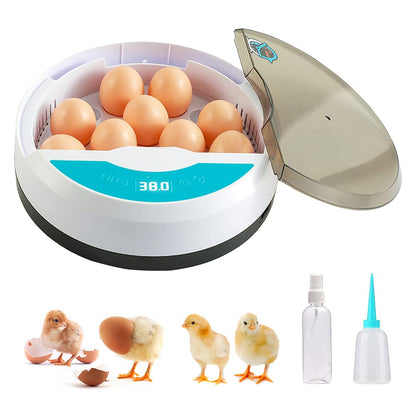 Skanto | Egg Incubator for Chicken Eggs Inkubator for Egg Hatching Chicks with Temp Control LED Chicken Hatcher