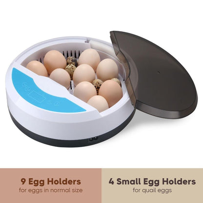 Skanto | Egg Incubator for Chicken Eggs Inkubator for Egg Hatching Chicks with Temp Control LED Chicken Hatcher