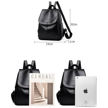 Women's Leather Backpack – Elegant and practical | Perfect for everyday life and the office