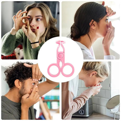 Contact lens applicator – Incl. Lid opener for soft & hard lenses