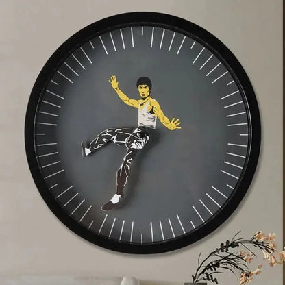 BowLift | Unique Kung Fu Wall Clock – Quiet and stylish