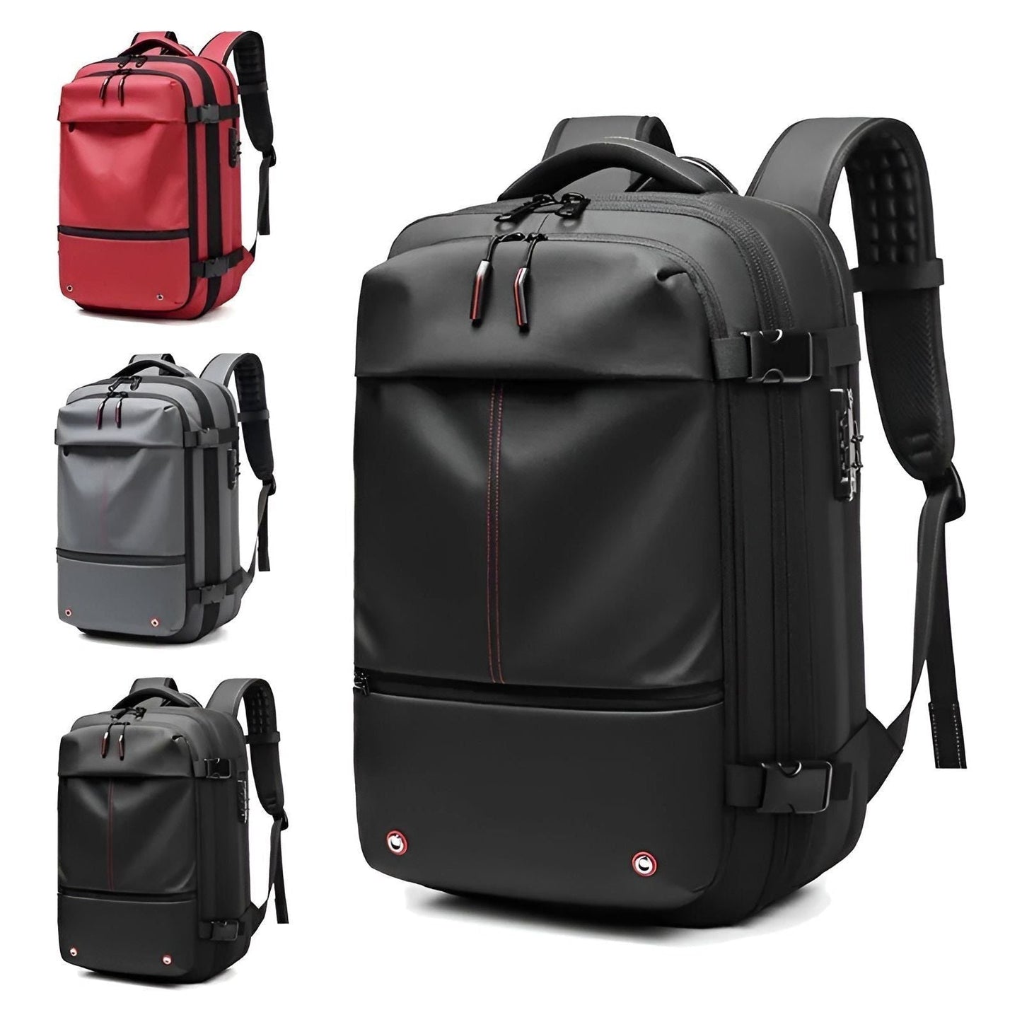 Skanto | Lara JetPack – Large Capacity Vacuum Compression Travel Backpack (Waterproof & Carry-On Friendly)