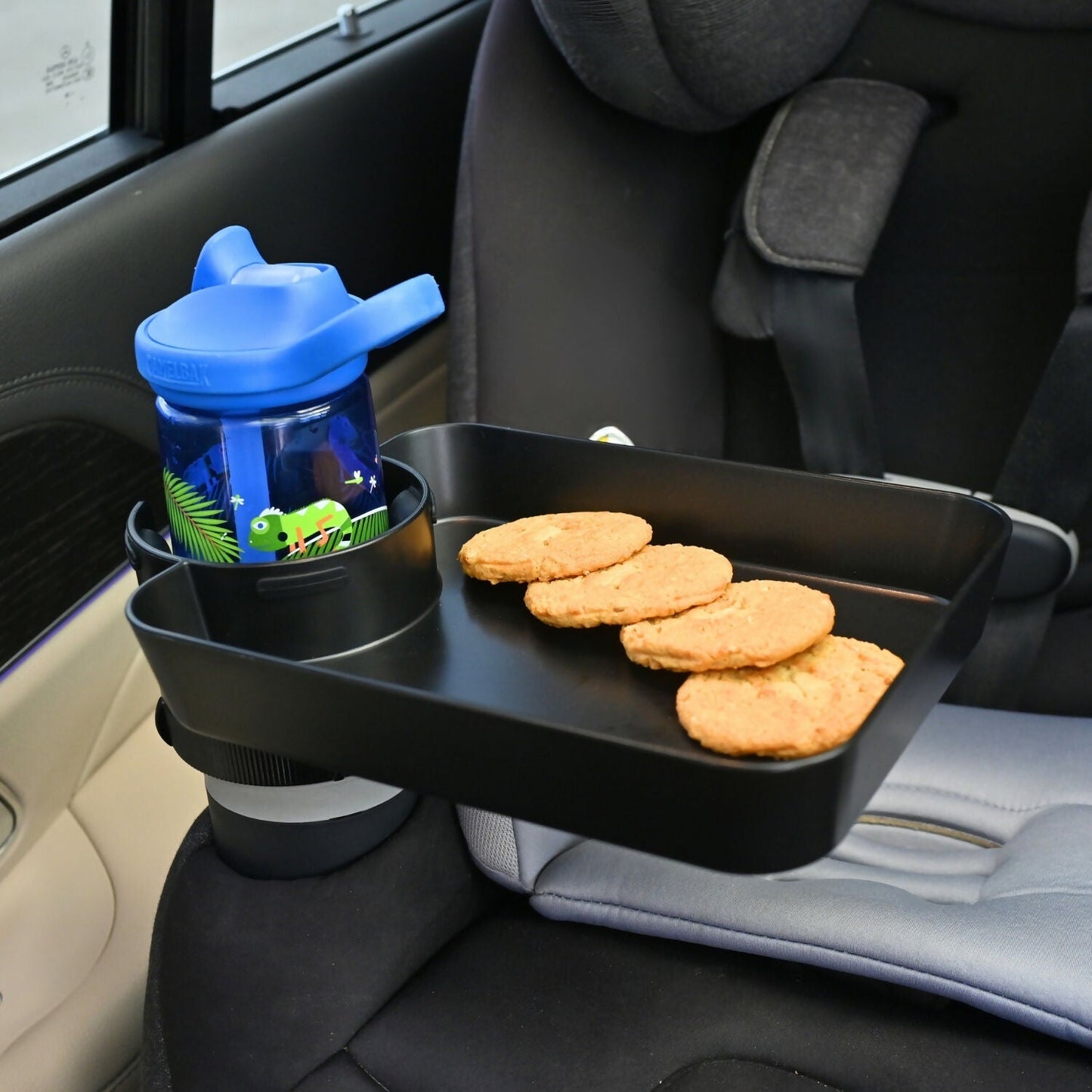 BowLift | Ergonomic Non-Slip Tablet Holder Kids Adjustable Car Seat Tray