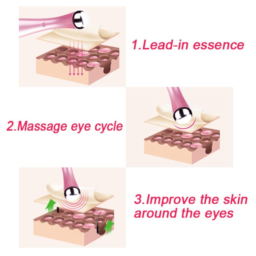 BowLift | Eye Massager Undereye Skin Dark Circle Wrinkle Facial Vibration Stick